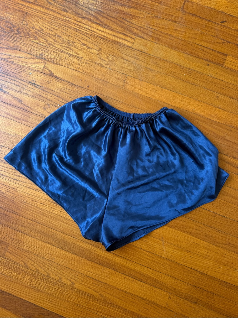 Vintage Satin High Waisted Shorts